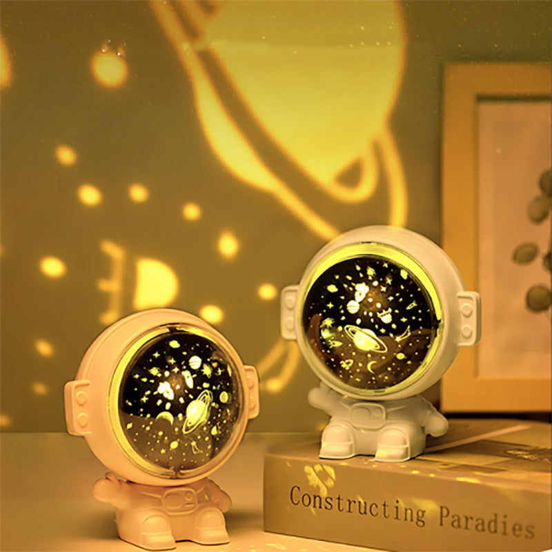 Projecteur d'étoiles de la galaxie, veilleuse de ciel étoilé, lampe d'astronaute, décoration de chambre, cadeau pour enfant, bébé, Noël, projection d'astronaute