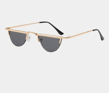 Damenmode Vielseitige Halbrahmen Lustige Sonnenbrille