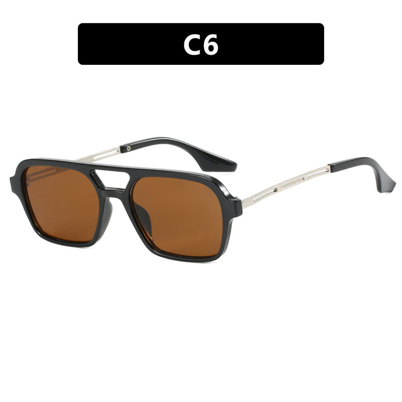 Men's New Retro Square Frame Sunglasses