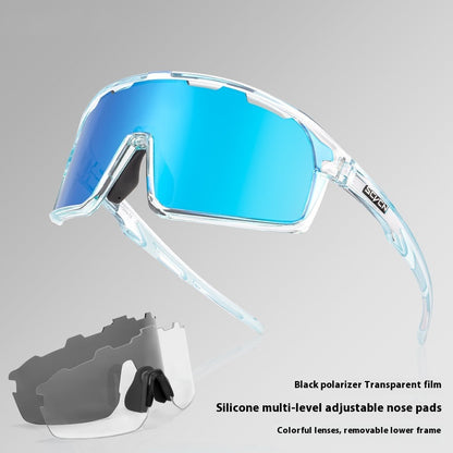 Neu Dual-form Outdoor Radfahren Sportbrille Mountainbike UV Schutz Brille