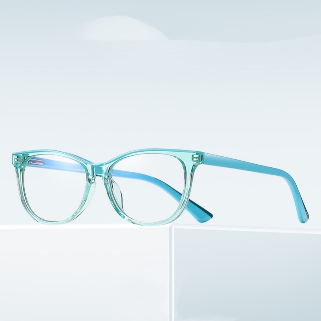 Fashion Colorblock Anti-blue Ray Youth Glasses