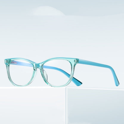 Fashion Colorblock Anti-blue Ray Youth Glasses