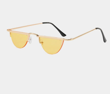 Damenmode Vielseitige Halbrahmen Lustige Sonnenbrille