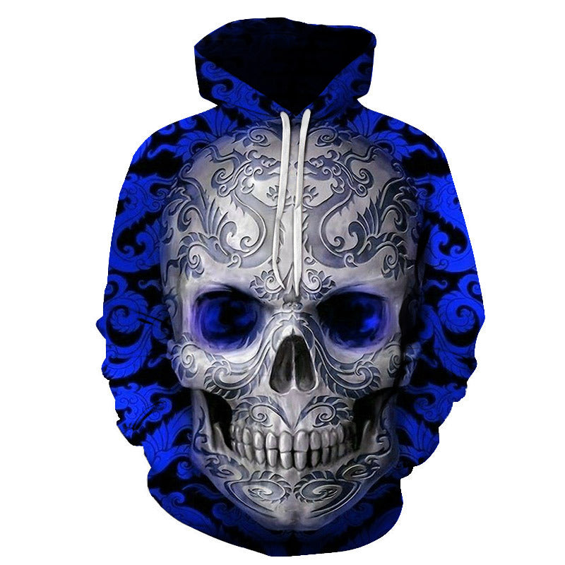 Red Dragon Skull Hoodie