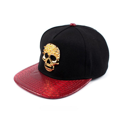 Totenkopf Metall Logo Hiphop Hip-Hop Cap