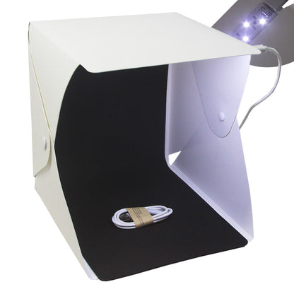 Boîte à lumière LED simple et pliable pour studio photo professionnel de 20 cm