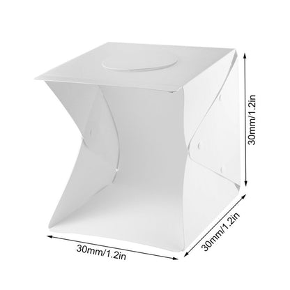 Boîte à lumière LED simple et pliable pour studio photo professionnel de 20 cm