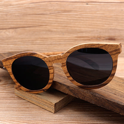 Wooden eco-friendly men's sunglasses