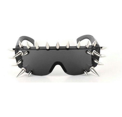 Handmade fashion cool personality fashion rivet sunglasses