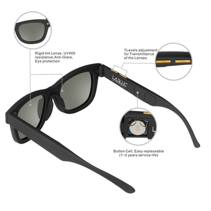 LCD Electronic Adjustable Dimming Sunglasses