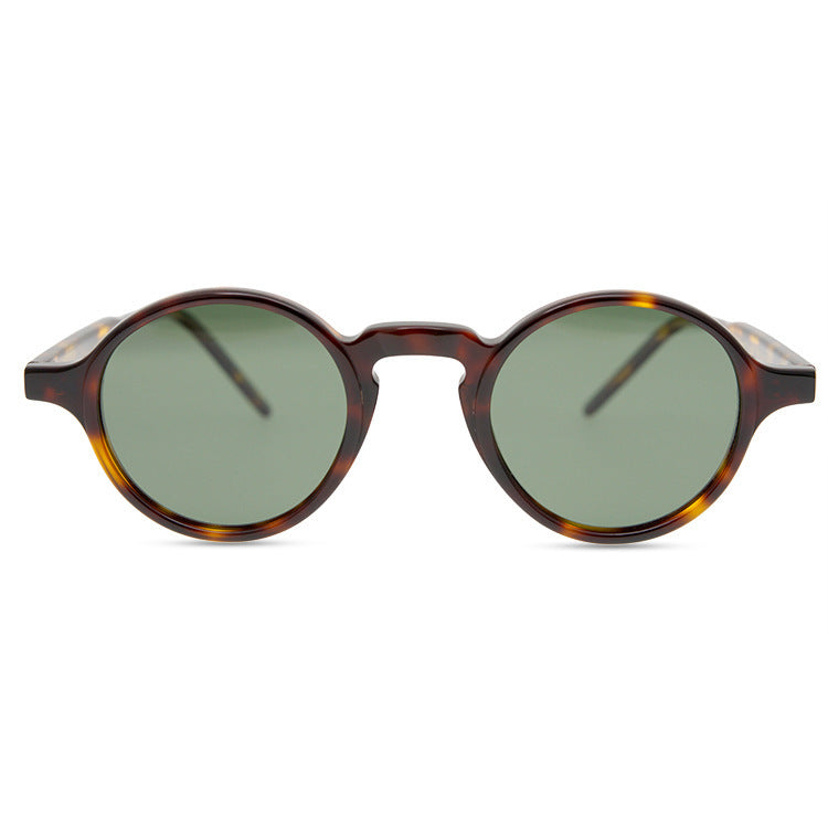 Circular Frame Plate Polarizing Sunglasses Circular Sunglasses