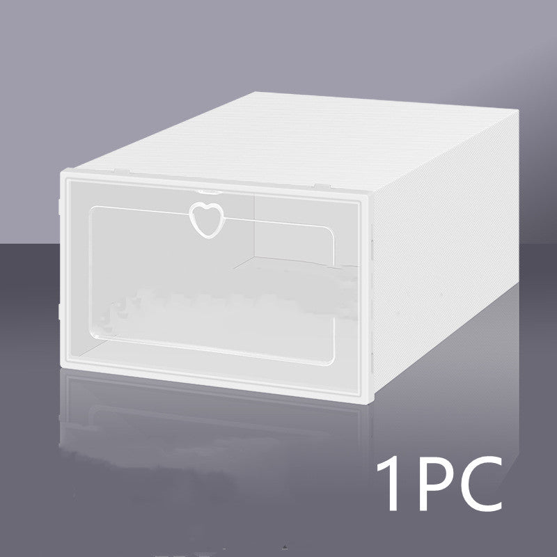 Transparent Shoe Box Plastic Clamshell Drawer Storage Box