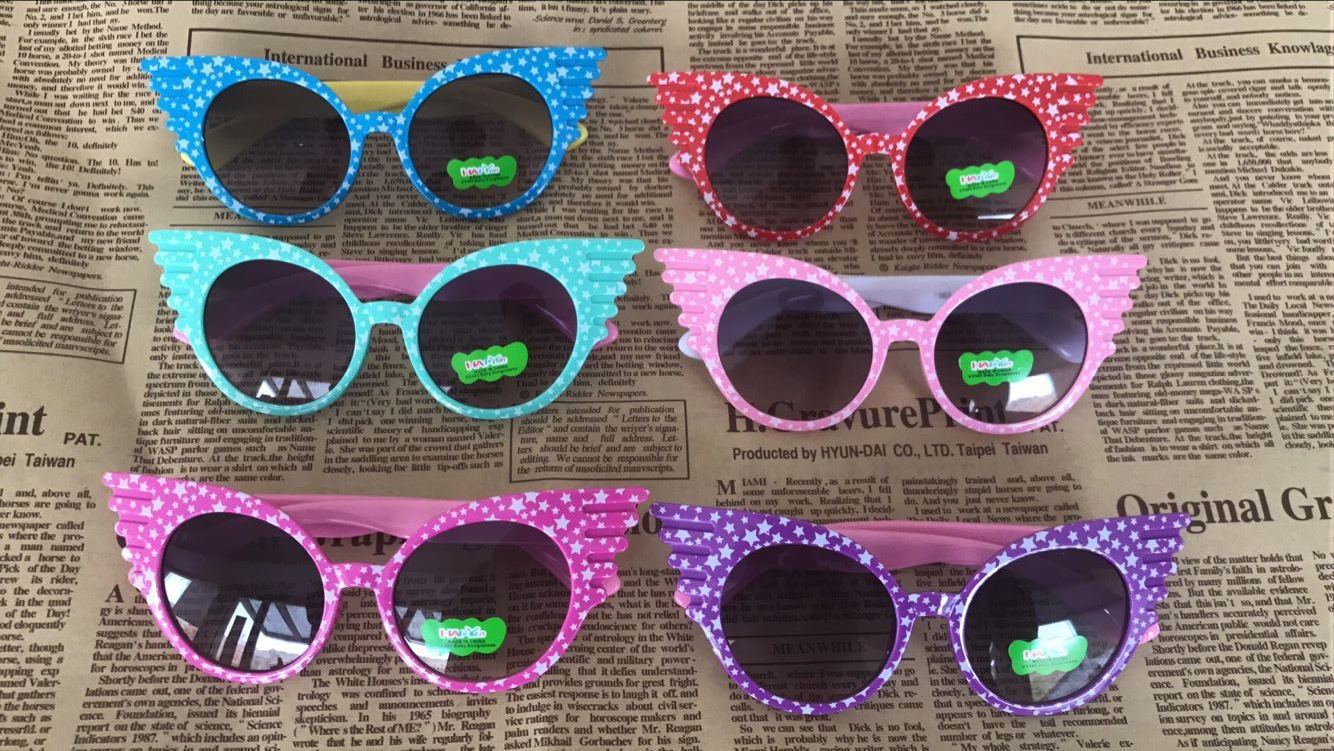 New Korean Children Sunglasses 1383 Printing Angel Baby Sunglasses Manufacturer Glasses Wholesale