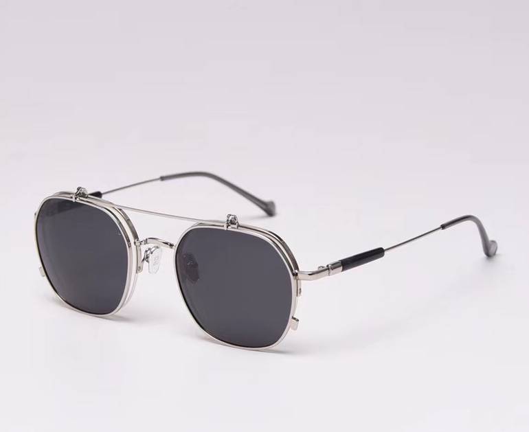 Retro Polarized Flip Sunglasses