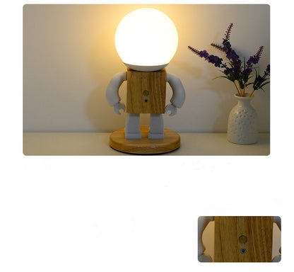 Robot Night Light Creative Table Lamp Bedroom Decoration Lamp Boyfriend Boyfriend Bedside Lamp