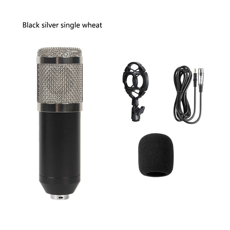 Bm800 Condenser Microphone Microphone V8 Sound Card Cross-Border Anchor Computer Recording Bracket Large Diaphragm Live Broadcast Set