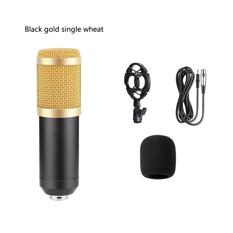 Bm800 Condenser Microphone Microphone V8 Sound Card Cross-Border Anchor Computer Recording Bracket Large Diaphragm Live Broadcast Set