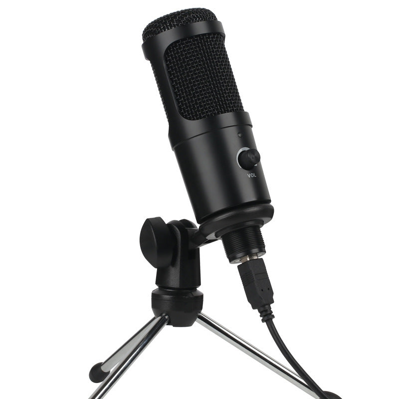 Microphone de jeu informatique Microphone vocal Enregistrement en direct Microphone à condensateur