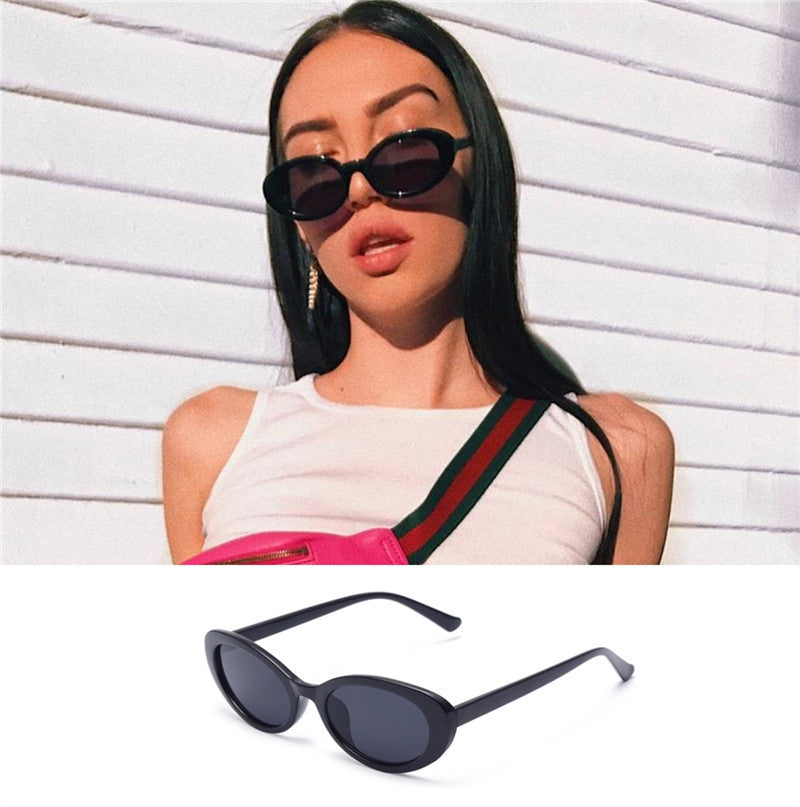 European And American Retro Oval Sunglasses Hong Kong Style