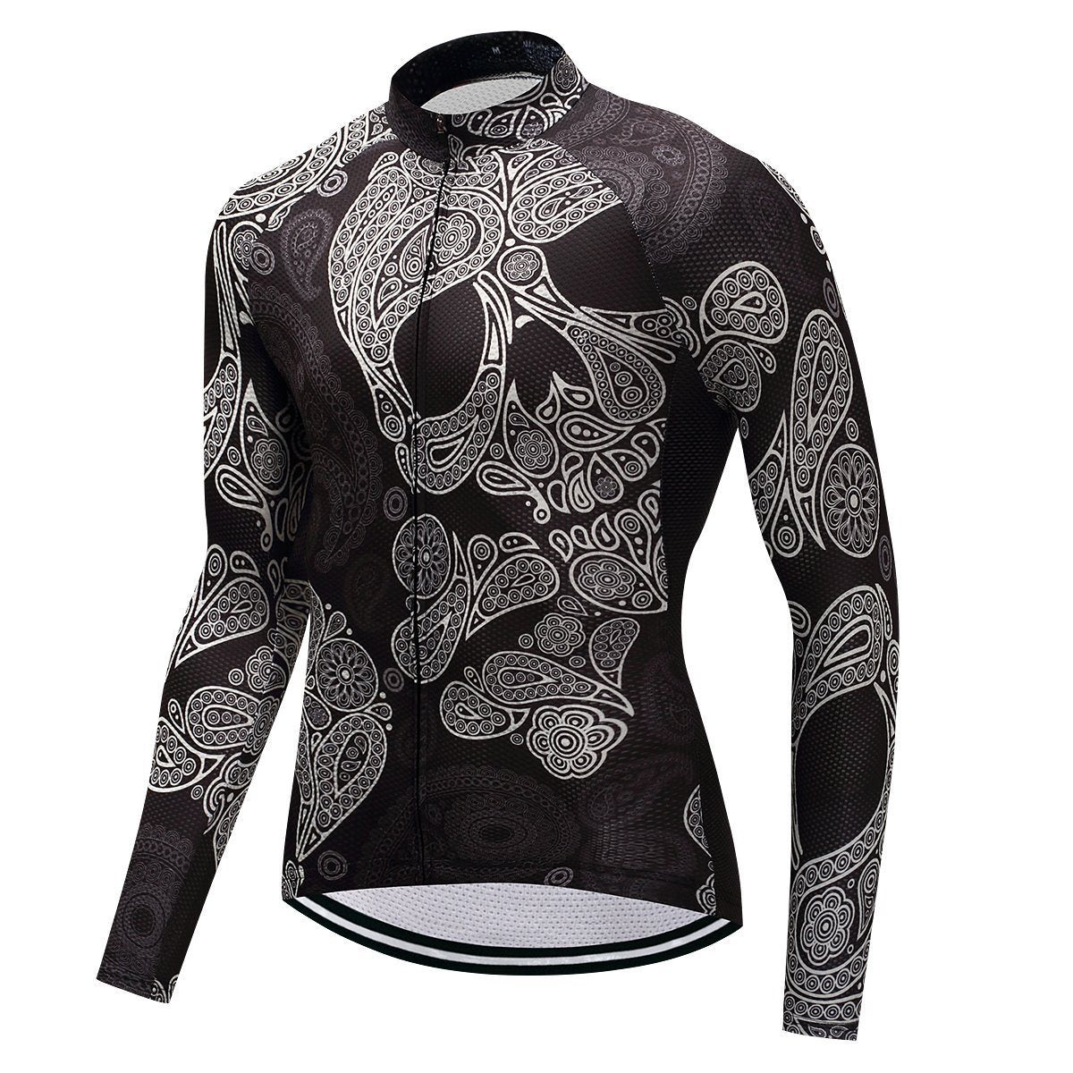 Long Sleeve Cycling Jersey Skull