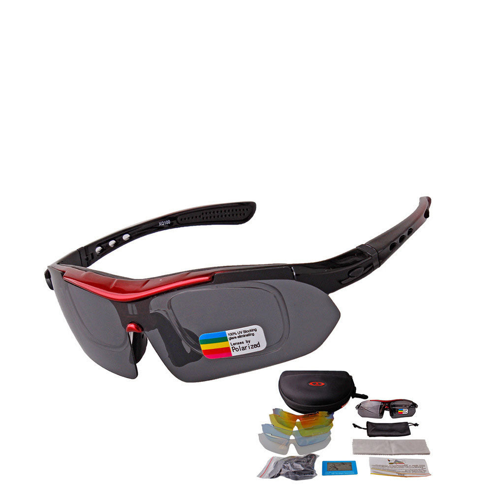 Lunettes de soleil polarisées d'extérieur pour hommes Lunettes de cyclisme