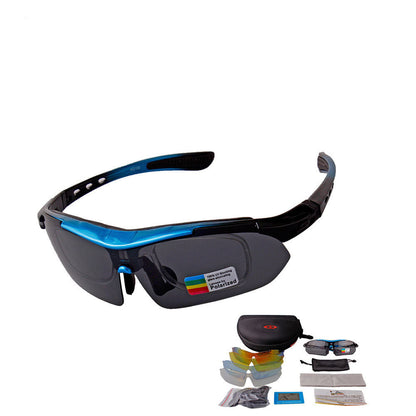 Lunettes de soleil polarisées d'extérieur pour hommes Lunettes de cyclisme