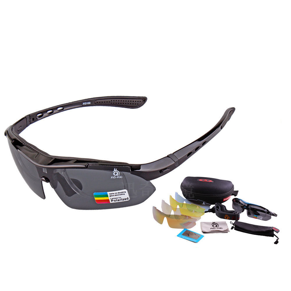 Lunettes de soleil polarisées d'extérieur pour hommes Lunettes de cyclisme