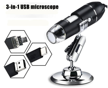 Personnalisez la nouvelle loupe de microscope numérique haute définition portable 1000 fois