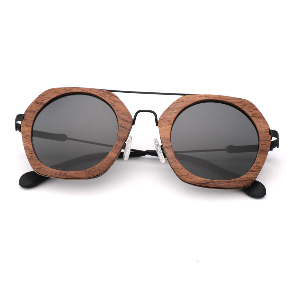 Sunglasses Polarized Bamboo and Wood Riding Glasses