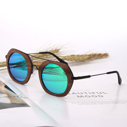 Sunglasses Polarized Bamboo and Wood Riding Glasses