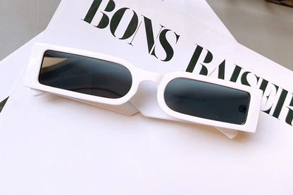 Fashion Personality Small Frame Rectangular Net Red Rap Hip-hop Men's Sunglasses