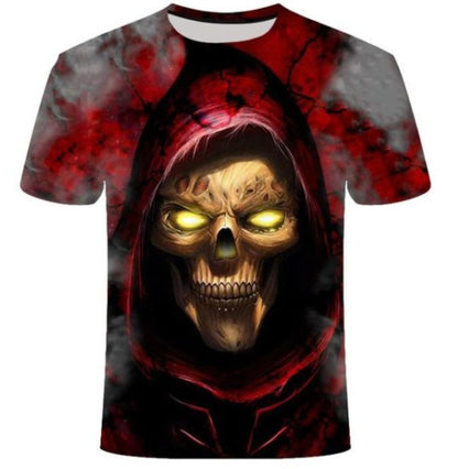 T-shirt personnalisé Street Skull à manches courtes