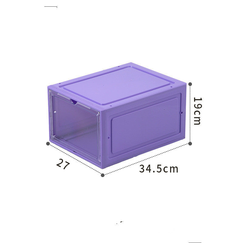 Assembled Basketball Shoe Box New Thickened Transparent Shoe Box