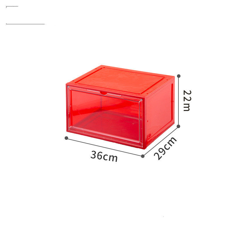 Assembled Basketball Shoe Box New Thickened Transparent Shoe Box