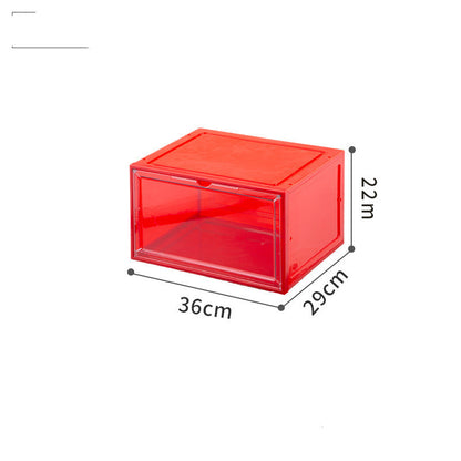 Boîte à chaussures de basket-ball assemblée, nouvelle boîte à chaussures transparente épaisse