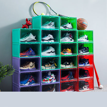 Assembled Basketball Shoe Box New Thickened Transparent Shoe Box