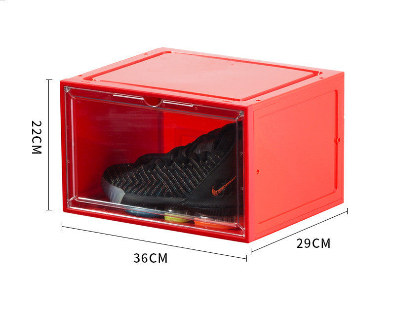 Magnetic Thick Plastic Transparent Shoe Box