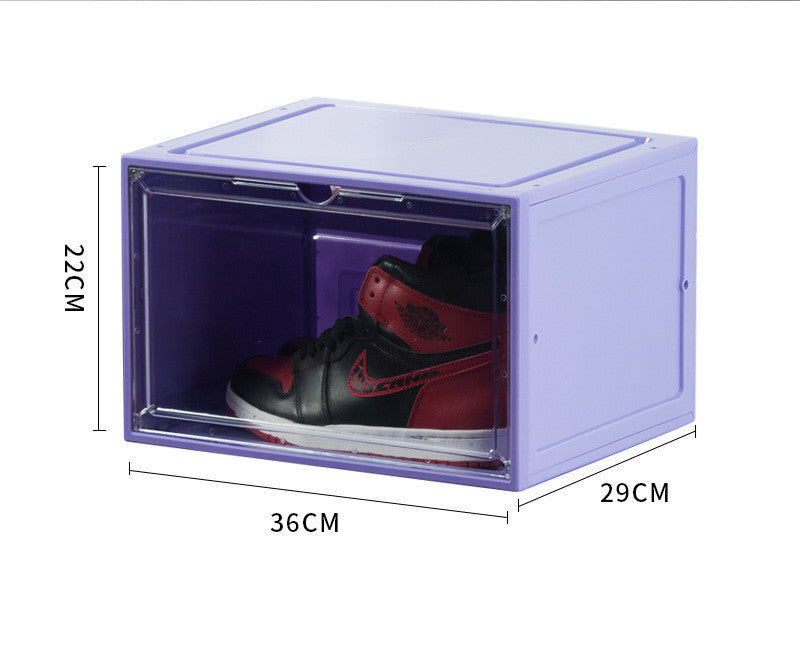 Magnetic Thick Plastic Transparent Shoe Box