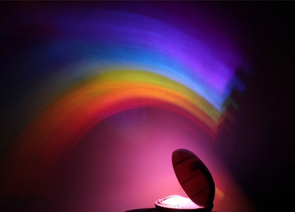 Nouveauté LED Romantique Ciel Arc-en-ciel Projection Colorée Veilleuse