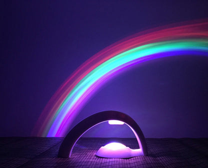 Nouveauté LED Romantique Ciel Arc-en-ciel Projection Colorée Veilleuse