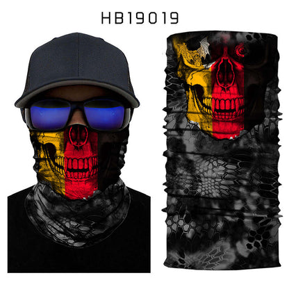 Totenkopf Outdoor Turban ständig wechselnder Zauberschal