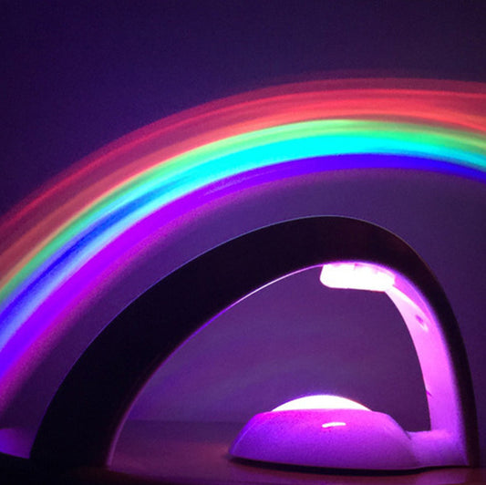 Nouveauté LED Romantique Ciel Arc-en-ciel Projection Colorée Veilleuse