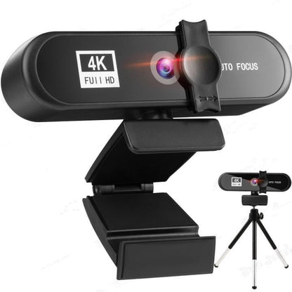 Caméra d'ordinateur Beauty 4K à mise au point automatique Webcam en direct USB en réseau