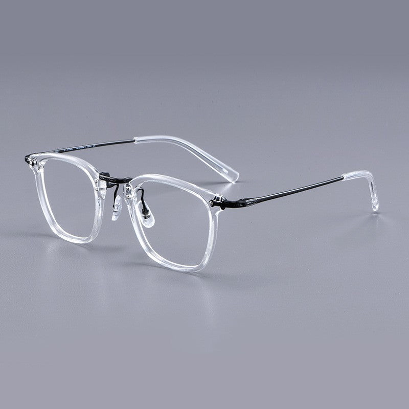 GMS806 Pure Titanium Glasses Rim Retro Sheet Metal Eyeglass Frame Business Myopia Glasses Rim