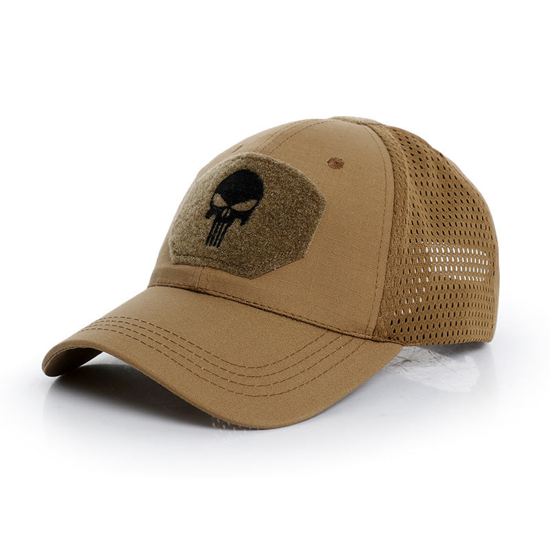 Baseball-Cap mit Totenkopf-Stickerei