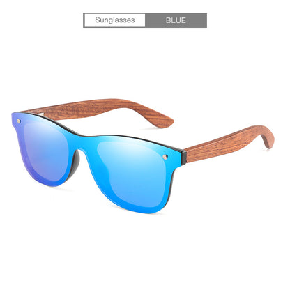 Rainbow Bridge Wooden Polarized Sunglasses