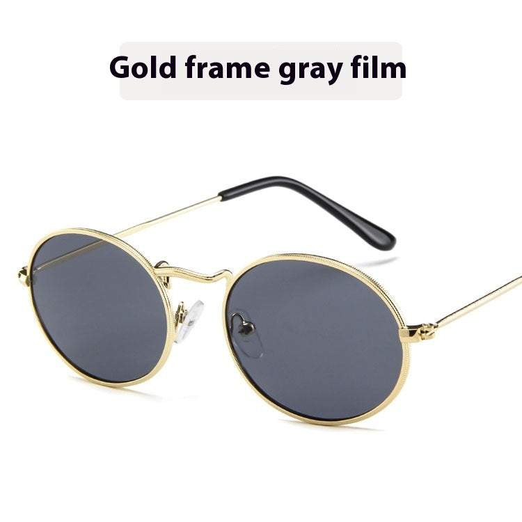 Sonnenschutz Trend Retro Oval Sonnenbrille