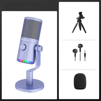 Microphone pour jeux informatiques Esports Bureau dédié