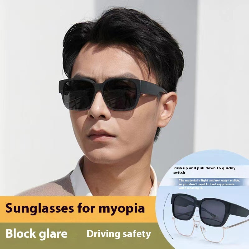 Lunettes de soleil myopes pour hommes pour la conduite et la pêche