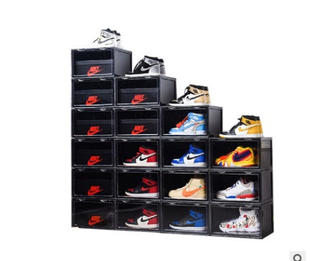 High-top shoe storage box